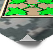 第4歩兵師団イラク戦闘退役軍人 ポスター (角)