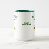 第4歩兵師団カスタマイズ可能 マグカップ (中央)