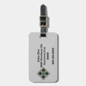 第4歩兵師団パッチ荷物タグ ラゲッジタグ (正面縦)