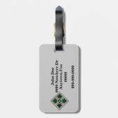 第4歩兵師団パッチ荷物タグ ラゲッジタグ (裏面縦)