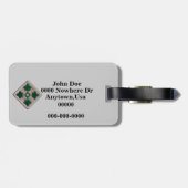 第4歩兵師団パッチ荷物タグ ラゲッジタグ (裏面横)