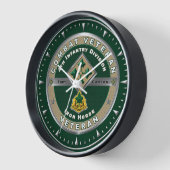 第4歩兵師団戦闘退役軍人 壁時計 (傾斜)