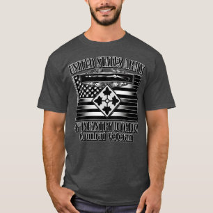 第4歩兵師団戦闘退役軍人 Tシャツ