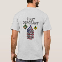 第4歩兵師団最先任上級曹長 Tシャツ