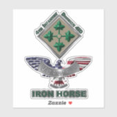 第4歩兵師団退役軍人 シール (シート)