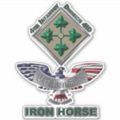 第4歩兵師団退役軍人 シール (正面)