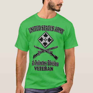 第4歩兵師団退役軍人 Tシャツ