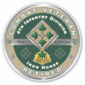 第4歩兵師団退職した シール (正面)