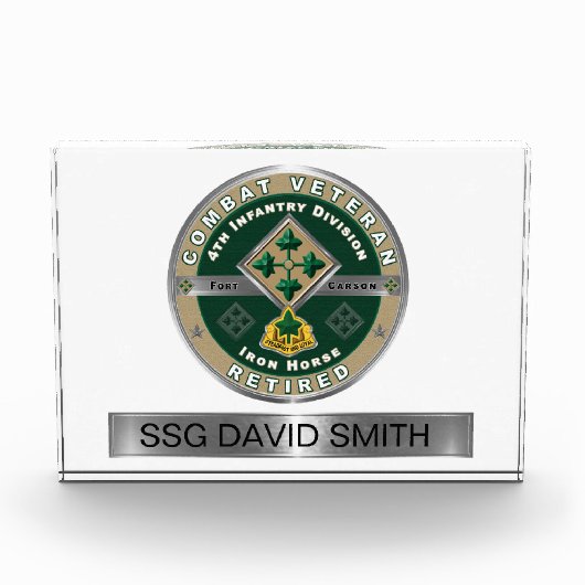 第4歩兵師団退職した フォトブロック (正面)