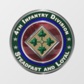 第4歩兵師団 ウィンドウサイン (シート)