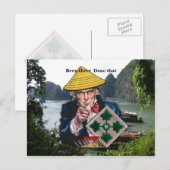 第4歩兵師団 ナム パッチ ポストカード (正面/裏面)