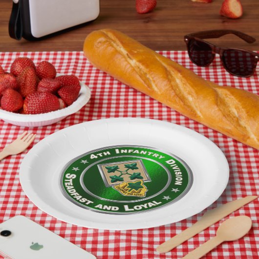 第4歩兵師団 ペーパープレート (ピクニック)