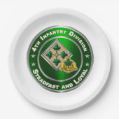 第4歩兵師団 ペーパープレート (正面)