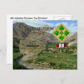 第4歩兵師団 ポストカード (正面/裏面)