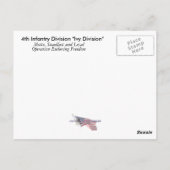 第4歩兵師団 ポストカード (裏面)