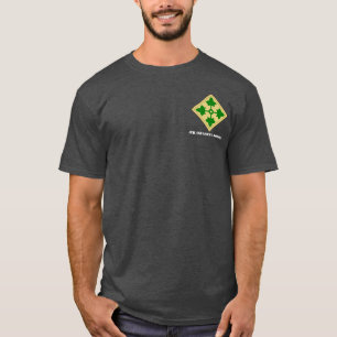 第4歩兵部隊のティー Tシャツ