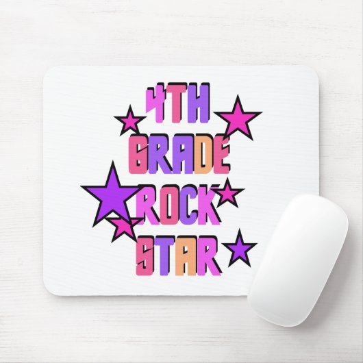 第4等級のロックスターのTシャツおよびギフト マウスパッド (マウス)