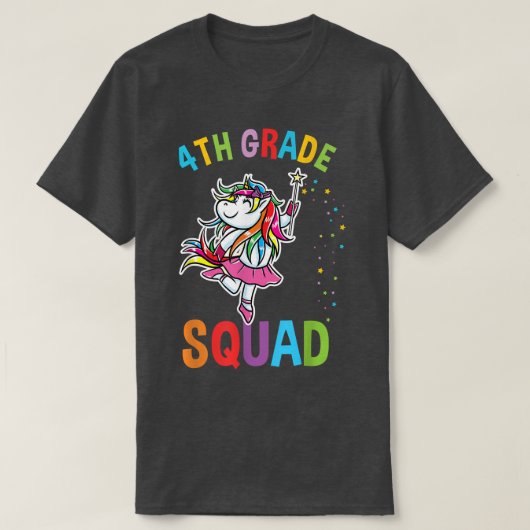 第4級分隊ユニコーン新学期 Tシャツ (デザイン正面)