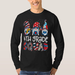 第4級分隊格言7月4日プライド先生B Tシャツ