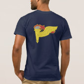 第4組、第25 IDの開拓者のTシャツ Tシャツ (裏面)