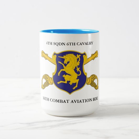 第4艦隊第6騎兵第16戦闘航空隊 ツートーンマグカップ (中央)