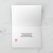 第4誕生日の孫娘 カード (内部)