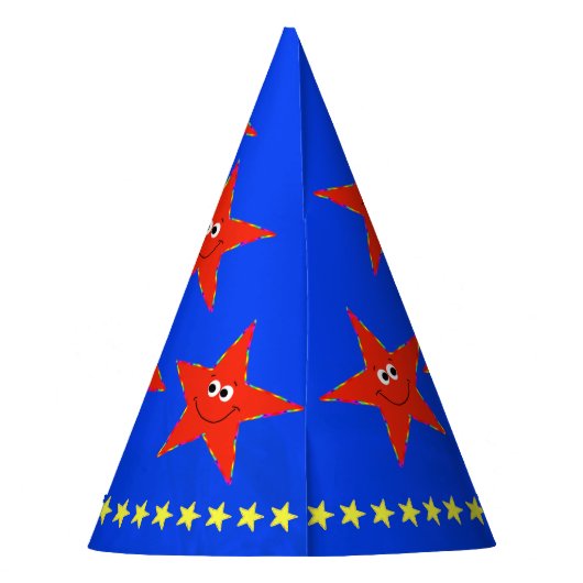 第4誕生日の赤の星 パーティーハット (裏面)