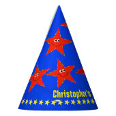 第4誕生日の赤の星 パーティーハット (左)