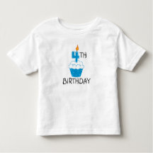 第4誕生日はTシャツをからかいます