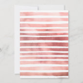 第4誕生日銀バルーン |ピンクパーティー 招待状 (裏面)