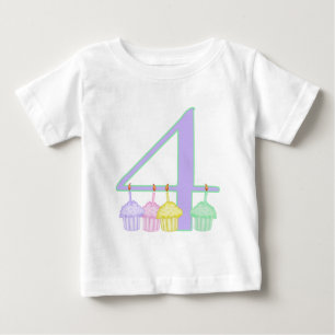 第4誕生日 ベビーTシャツ