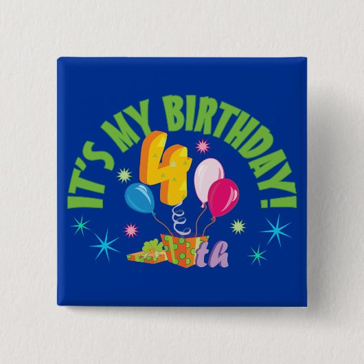 第4誕生日 缶バッジ (正面)