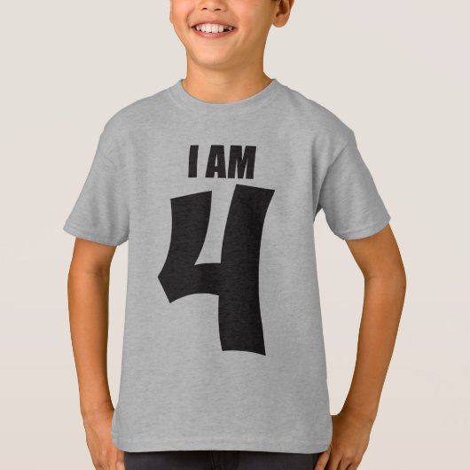 第4誕生日! Tシャツ (正面)