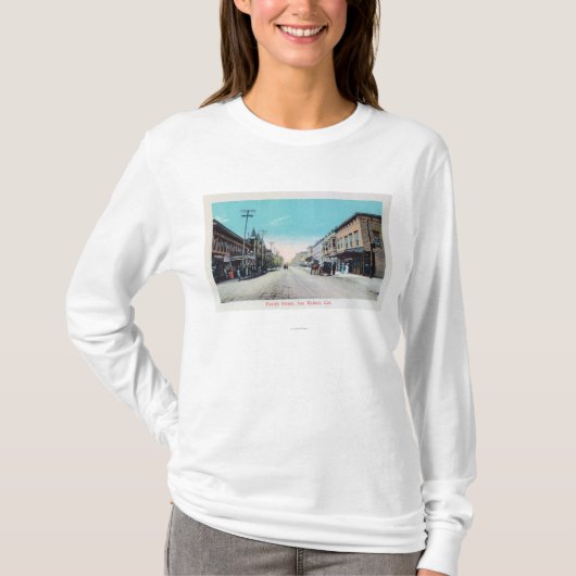 第4通りViewSanラファエル、カリフォルニア Tシャツ (正面)