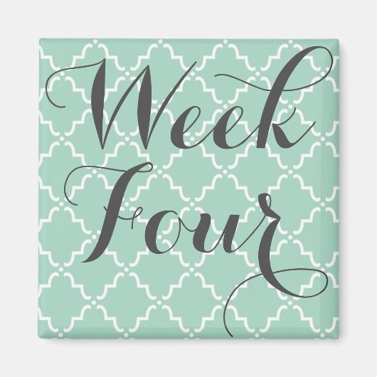 第4週マグネット マグネット (正面)