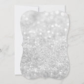 第40シルバーグラムシャンデリア誕生パーティー招待状 招待状 (裏面)