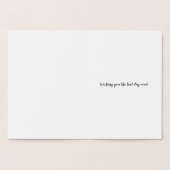 第40ハッピーバースデーフカスタムォイルカード 箔カード (内部)