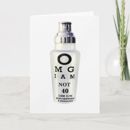 第40バースデー・カード カード (正面)