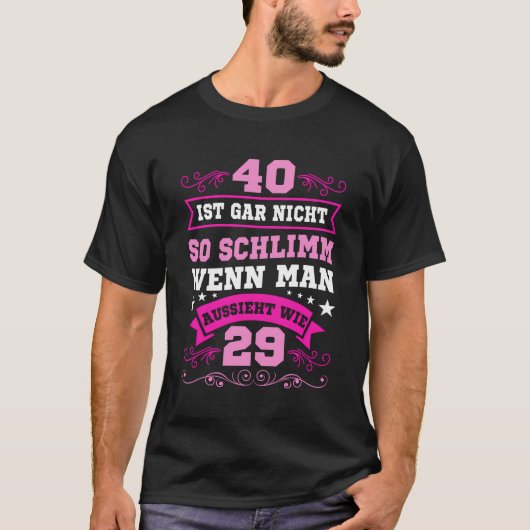 第40ラウンド誕生日 Tシャツ (正面)