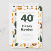 第40回カウボーイウェスタンスタイルハットサボテン 招待状 (正面)