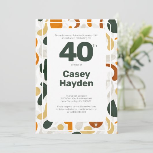 第40回カウボーイウェスタンスタイルハットサボテン 招待状 (スタンド正面)