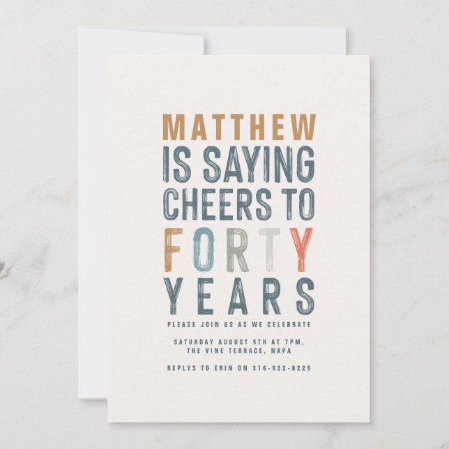 第40回クラシーカラフル応援から40歳の誕生日 (正面)