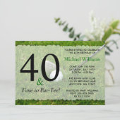 第40回ゴルフ誕生パーティー 招待状 (スタンド正面)