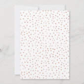 第40回サプライズ誕生日パーティー – ホワイトローズ金ゴールド 招待状 (裏面)