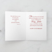 第40回ジュビリー、修道女、ステンドグラス カード (内部)