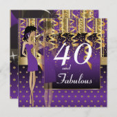 第40回バッシュパーティー 招待状 (正面/裏面)