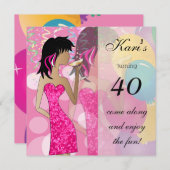 第40回バッシュパーティー 招待状 (正面/裏面)