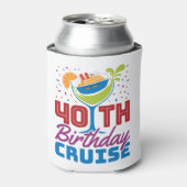 第40回バースデークルーズ 缶クーラー (缶正面)