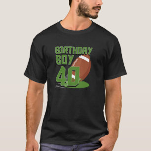 第40回バースデーサッカー選手お祝い40年 Tシャツ