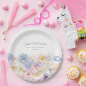 第40回バースデーサマーウォーターフローラカスタム ペーパープレート (パーティー)